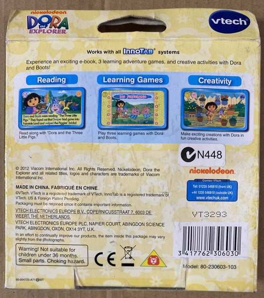 VTech Nickelodeon Dora The Explorer Let's Help ! For InnoTab