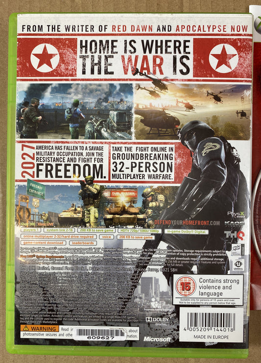 2397 HomeFront PAL Xbox 360 Complete