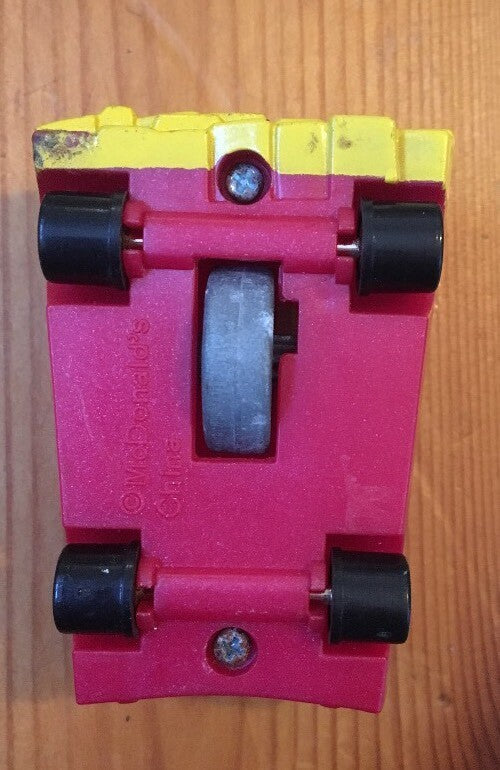 McDonalds happy meal Fries Pull cord car figure toy vintage