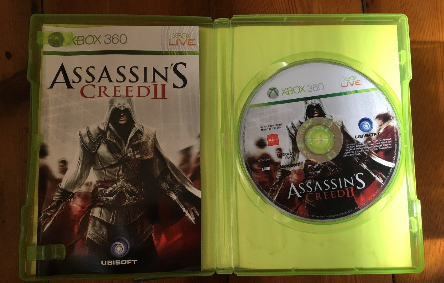 634 Assassin’s Creed II PAL Game For Xbox 360 Complete