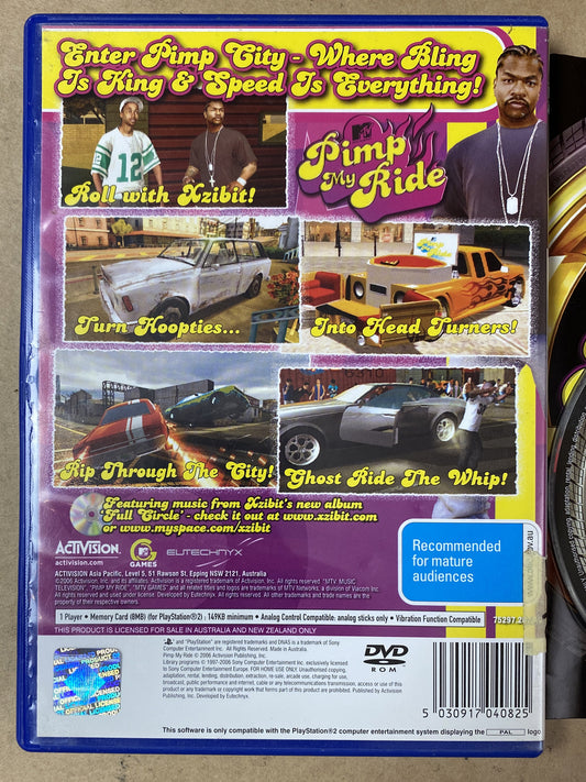 2548 Mtv Pimp My Ride Playstation 2/PS2 Complete Game + Free Post