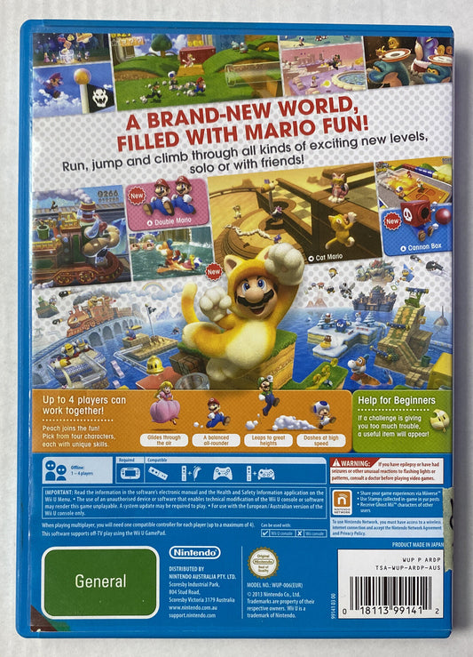 2895 Super Mario 3D World Nintendo Wii U Game