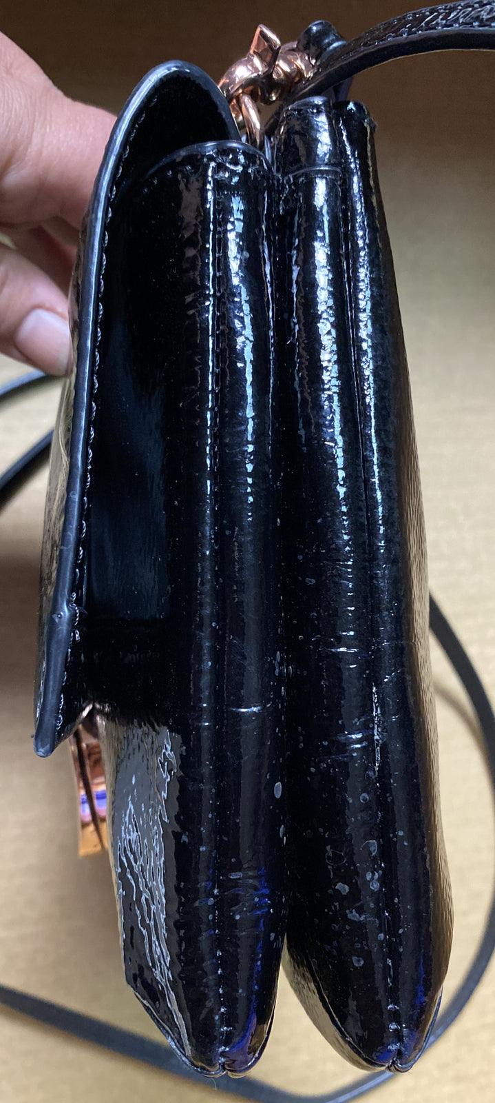 M658 Mimco Handbag Purse Clutch Black In Good Condition + Free Post