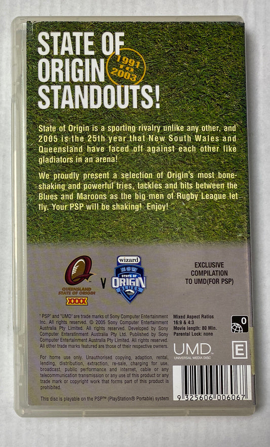 572 State Of Origin Standouts 1991 to 2003 UMD Video Playstation PSP + Free Post