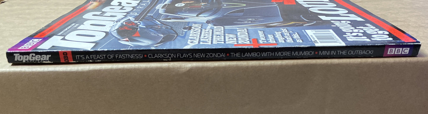 BBC Top Gear Australia December 2010 Magazine In Good Condition