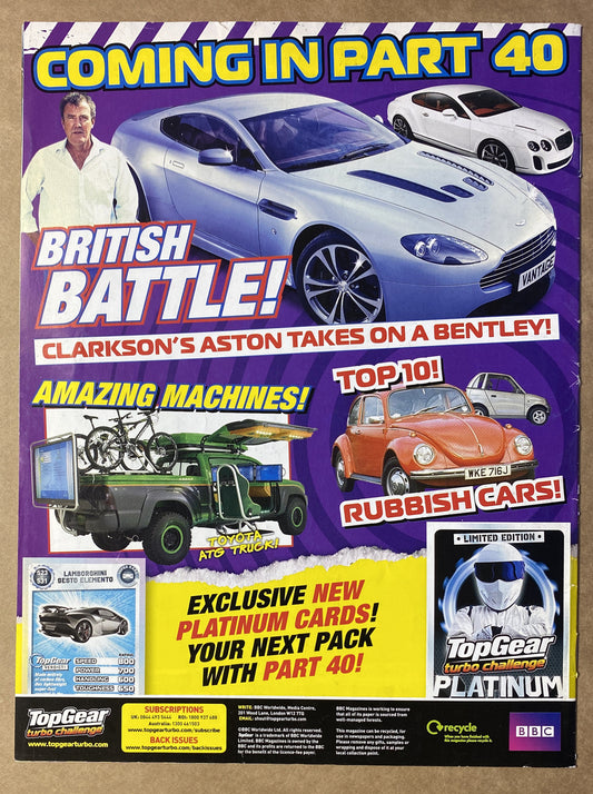 BBC Top Gear Turbo Challenge Part 39 In Good Condition Magazine