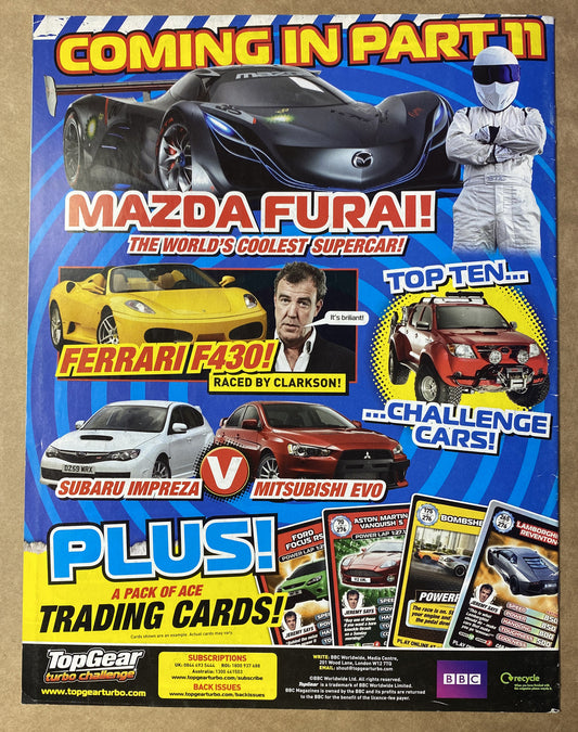 BBC Top Gear Turbo Challenge Part 10 In Good Condition Magazine