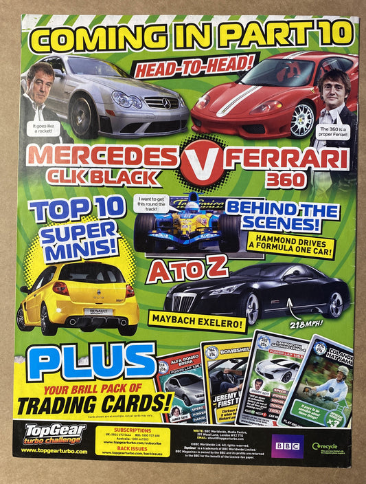 BBC Top Gear Turbo Challenge Part 9 In Good Condition Magazine
