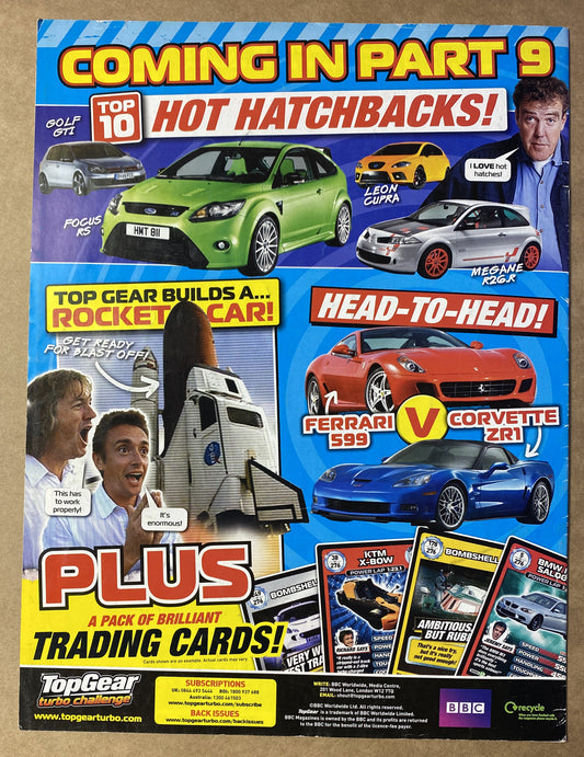 BBC Top Gear Turbo Challenge Part 8 In Good Condition Magazine