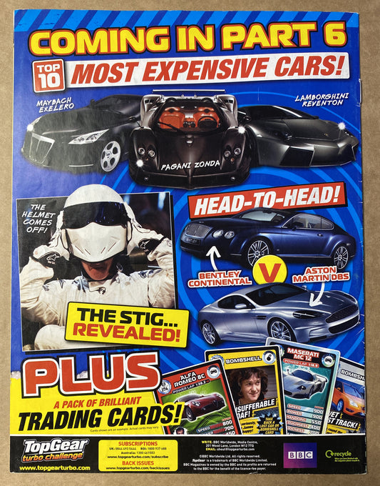 BBC Top Gear Turbo Challenge Part 5 In Good Condition Magazine