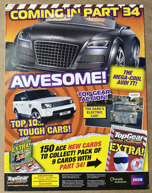 BBC Top Gear Turbo Challenge Part 33 In Good Condition Magazine
