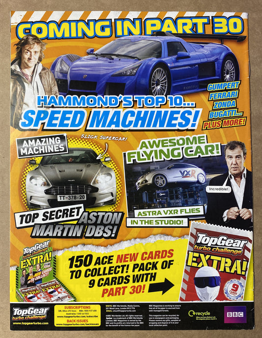 BBC Top Gear Turbo Challenge Part 29 In Good Condition Magazine