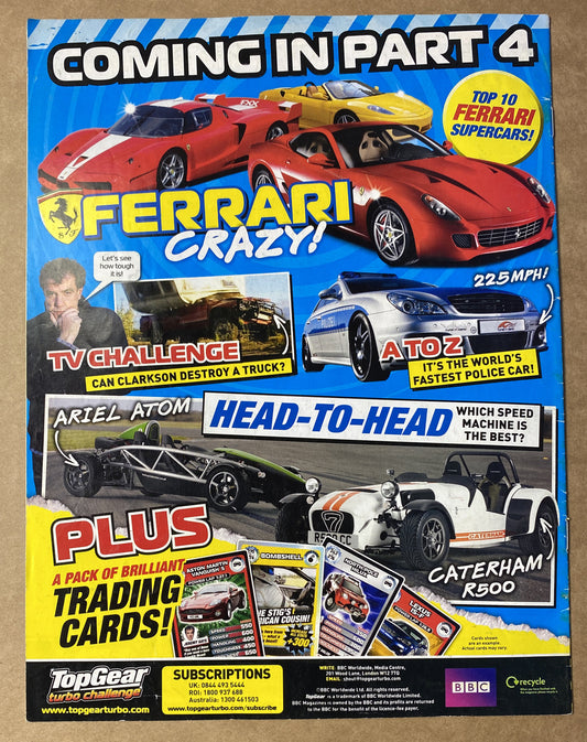 BBC Top Gear Turbo Challenge Part 3 In Good Condition Magazine