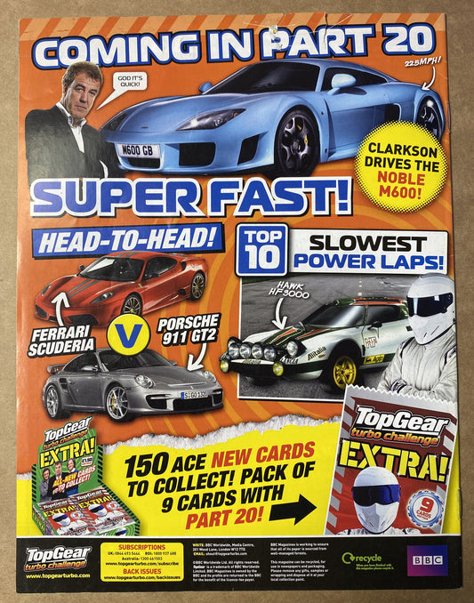 BBC Top Gear Turbo Challenge Part 19 In Good Condition Magazine