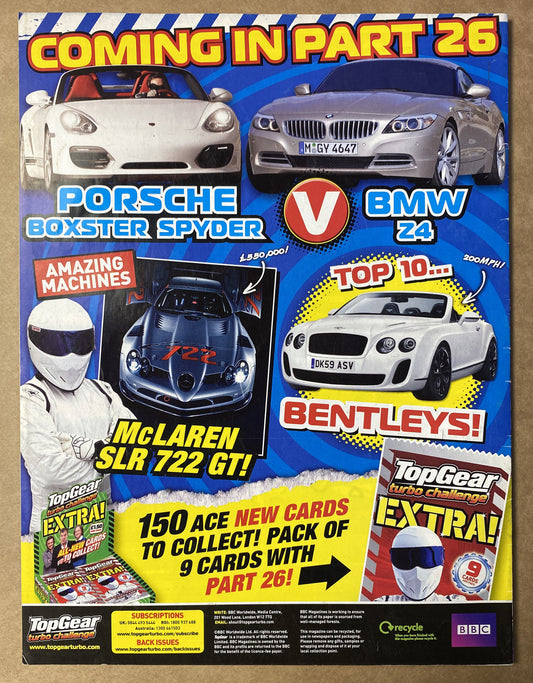 BBC Top Gear Turbo Challenge Part 25 In Good Condition Magazine