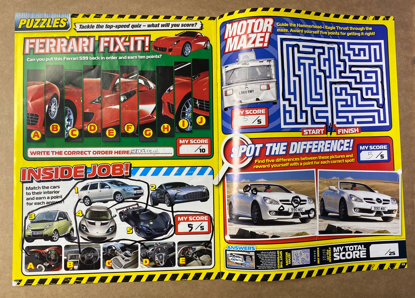 BBC Top Gear Turbo Challenge Part 25 In Good Condition Magazine