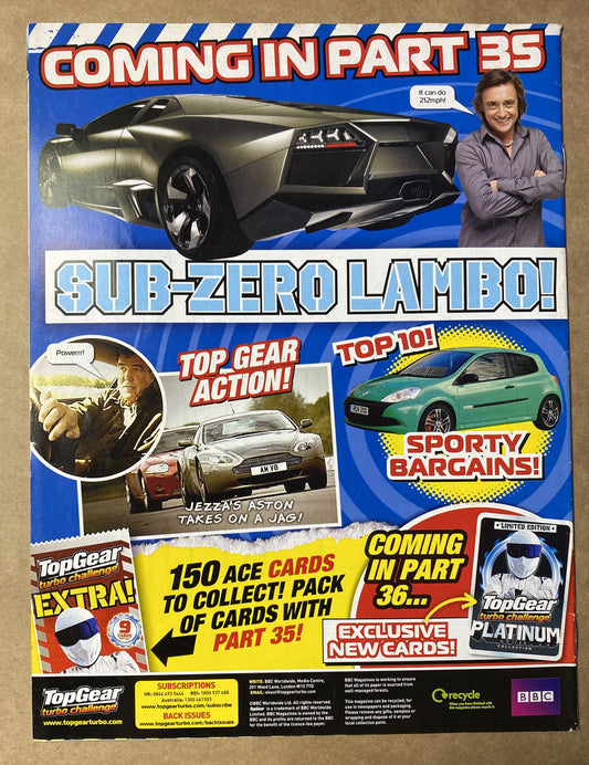 BBC Top Gear Turbo Challenge Part 34 In Good Condition Magazine