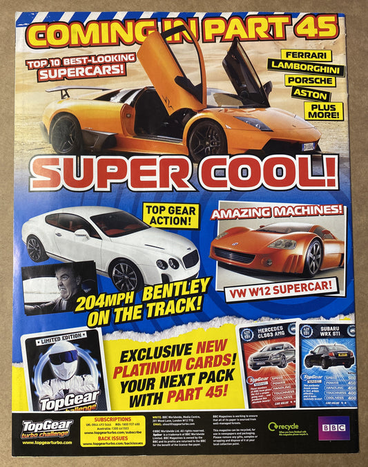 BBC Top Gear Turbo Challenge Part 44 In Good Condition Magazine