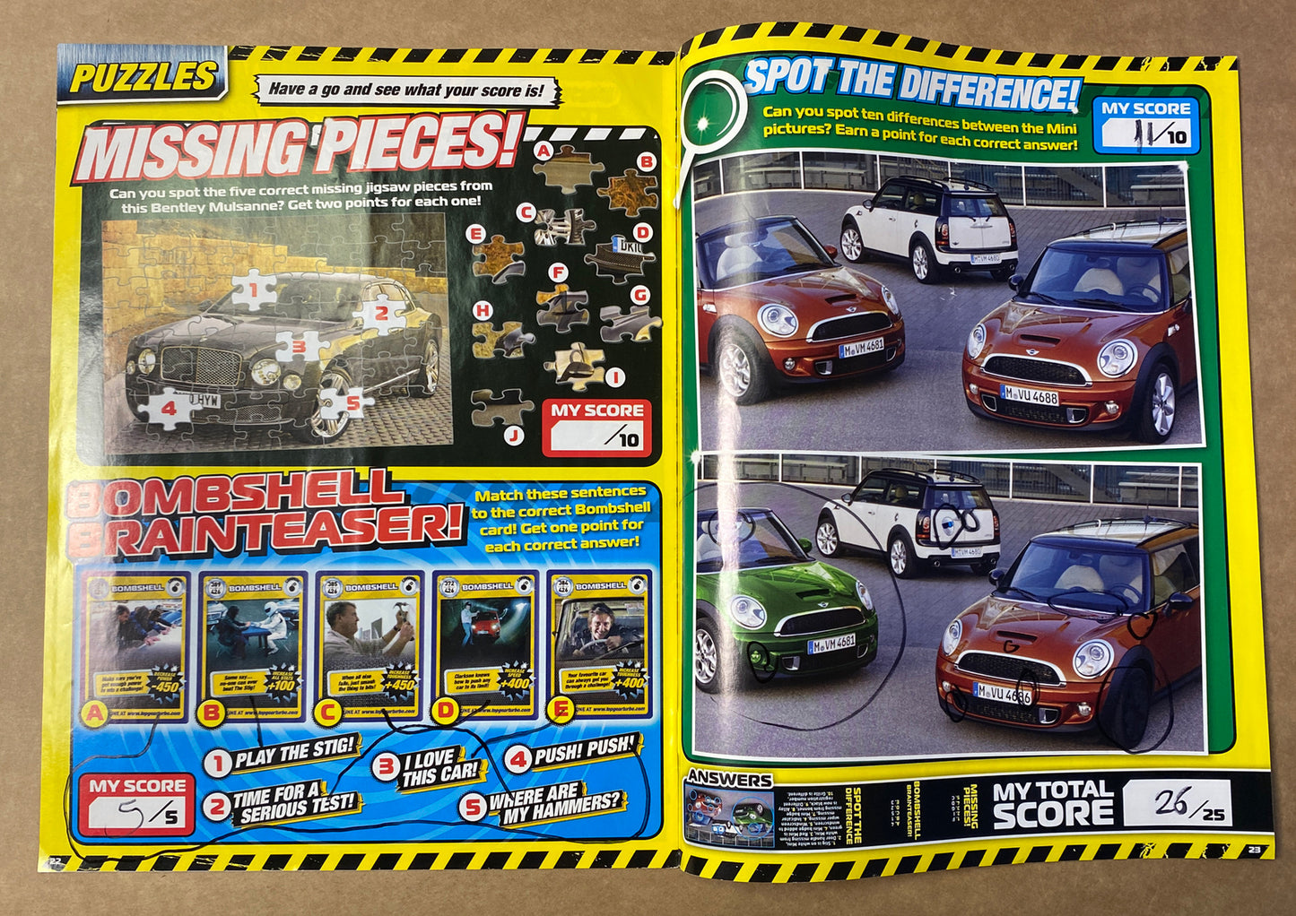 BBC Top Gear Turbo Challenge Part 46 In Good Condition Magazine