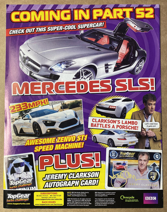 BBC Top Gear Turbo Challenge Part 51 In Good Condition Magazine