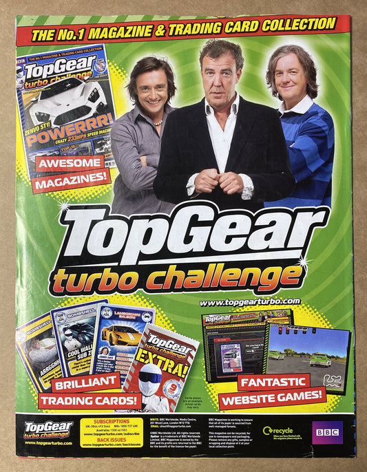 BBC Top Gear Turbo Challenge Part 52 In Good Condition Magazine
