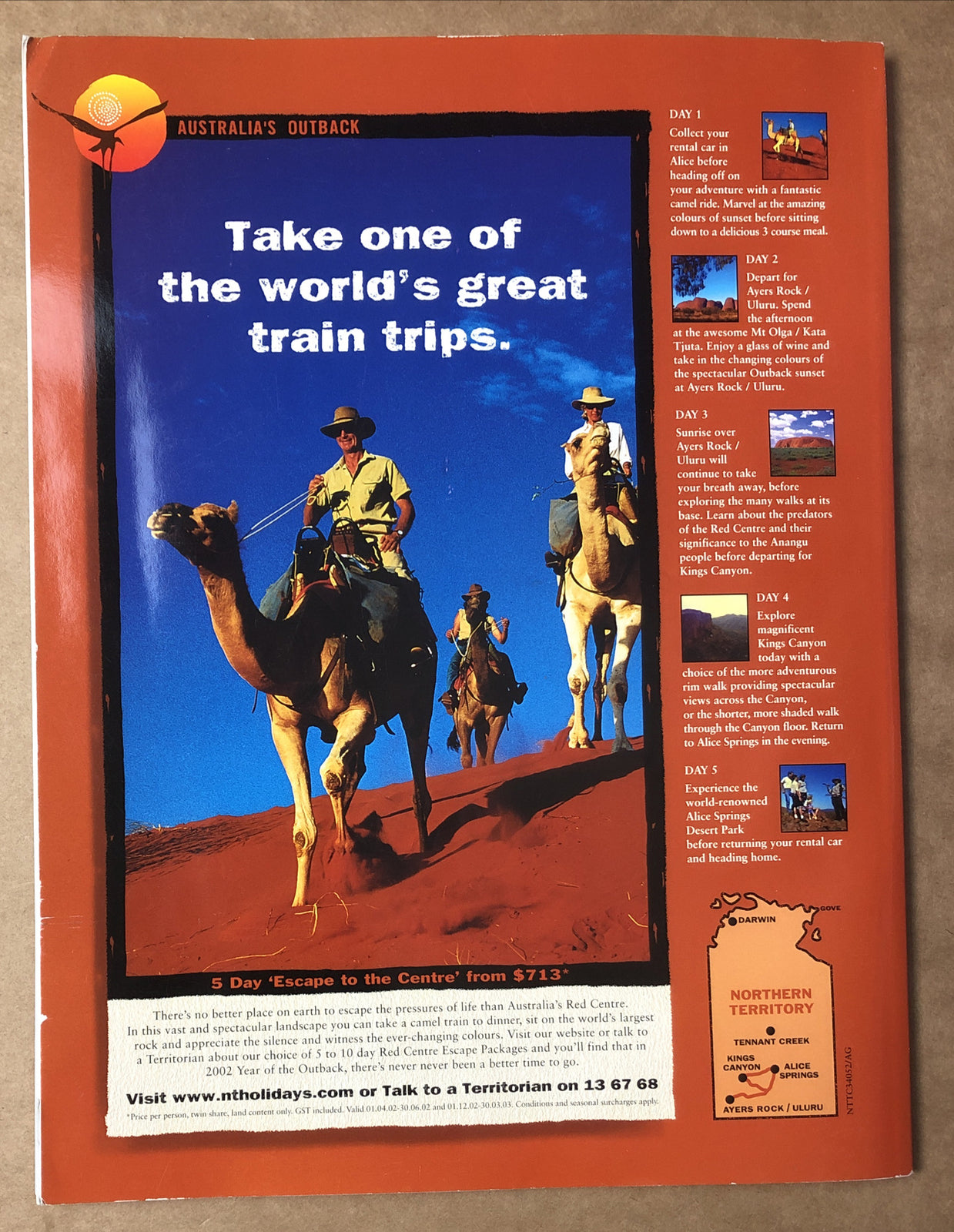 Australian Geographic Magazine Apr - June 2002 No. 66 In Good Condition