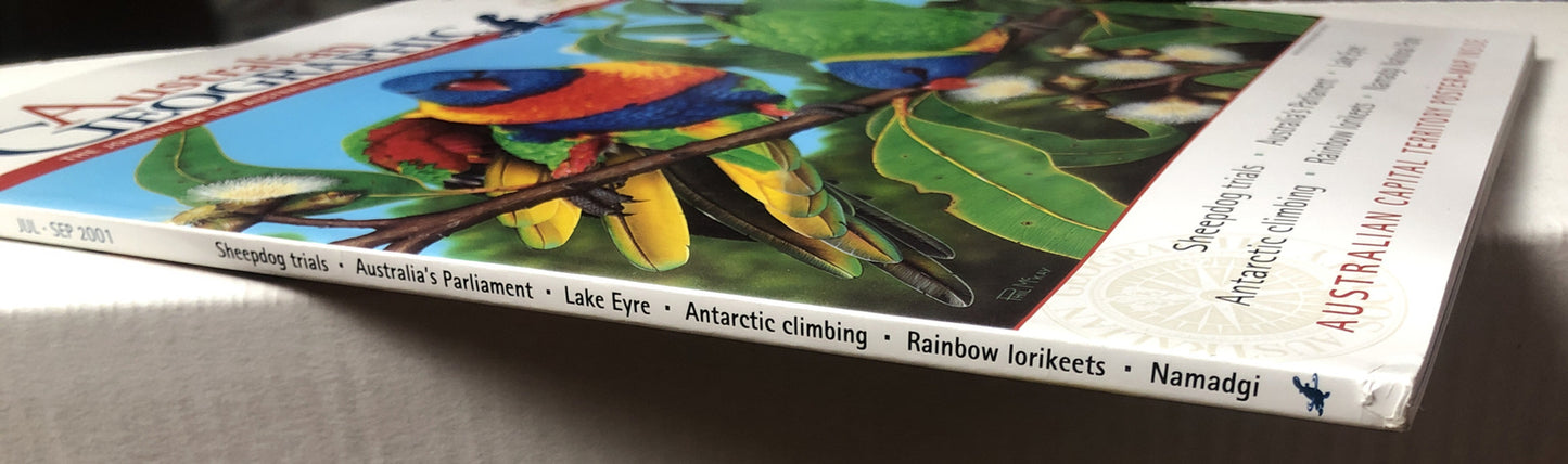 Australian Geographic Magazine Jul - Sept 2001 No. 63 In Good Condition