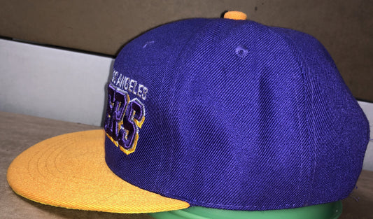 M702 Los Angeles Lakers Cap / Hat In Good Condition Adjustable Sizing Free Post