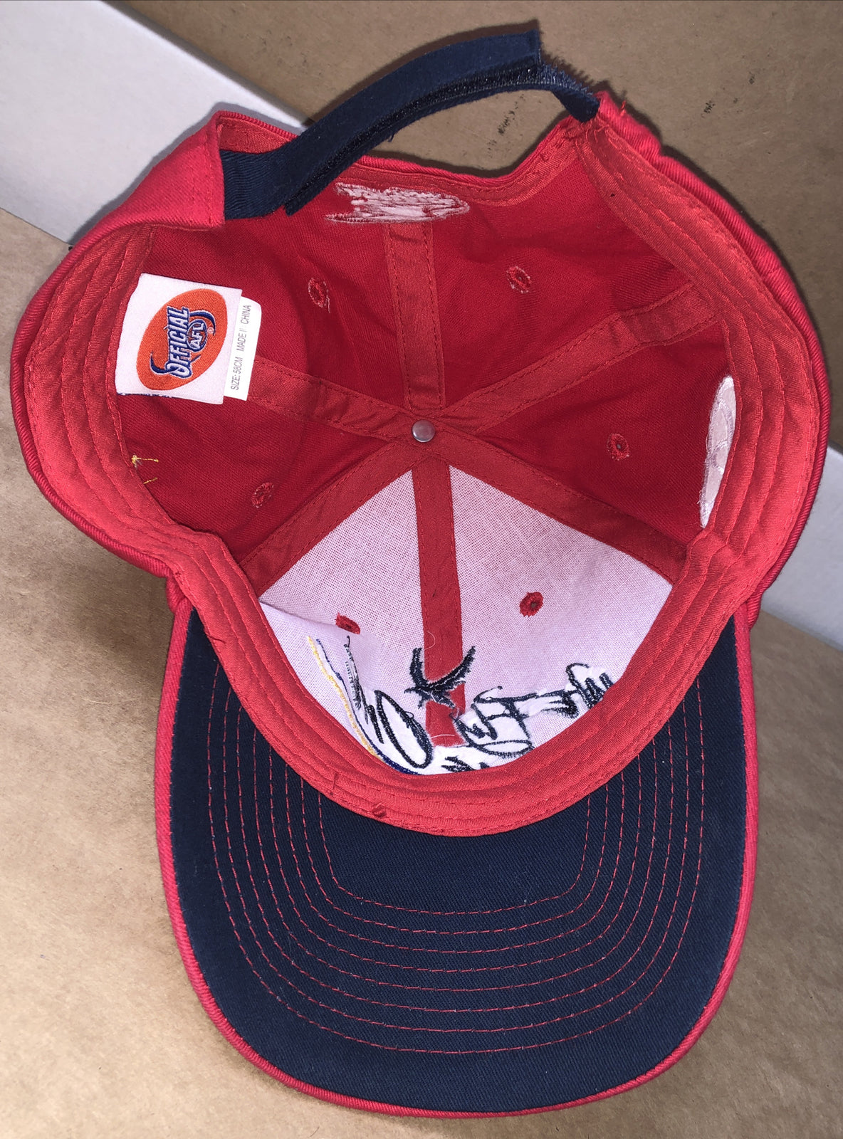 M708 Adelaide Crows We Fly As One Cap / Hat In Good Condition Adjustable Sizing