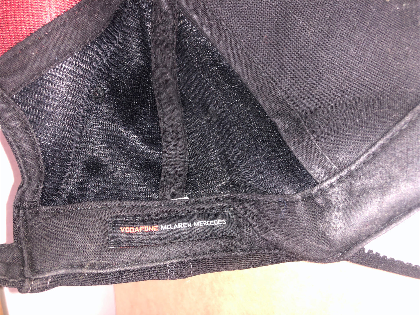 M687 Vodafone McLaren Mercedes Lewis Cap In Good Condition Adjustable Sizing