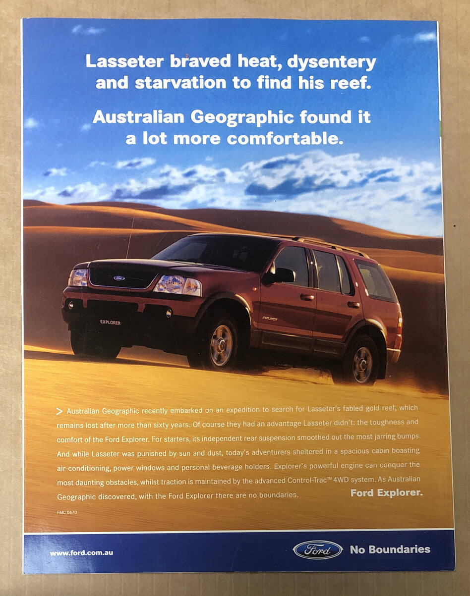 Australian Geographic Magazine Jan - Mar 2003 No. 69 In Good Condition