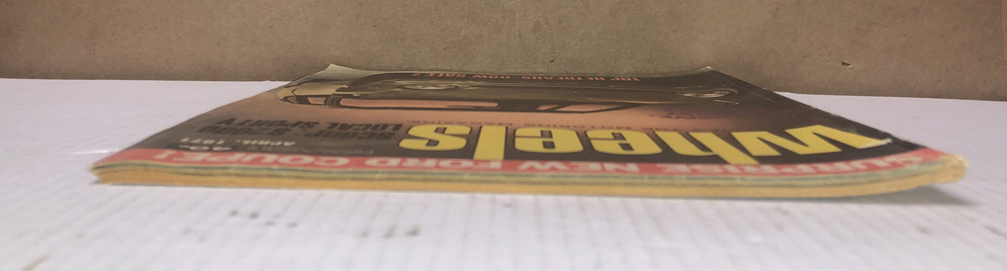 Vintage Wheels Magazine April 1971 In Good Condition