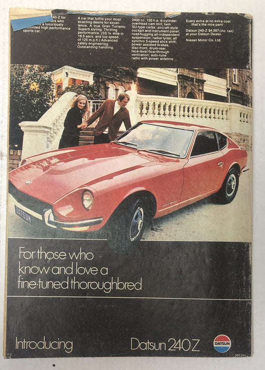 Vintage Wheels Magazine December 1970 In Good Condition