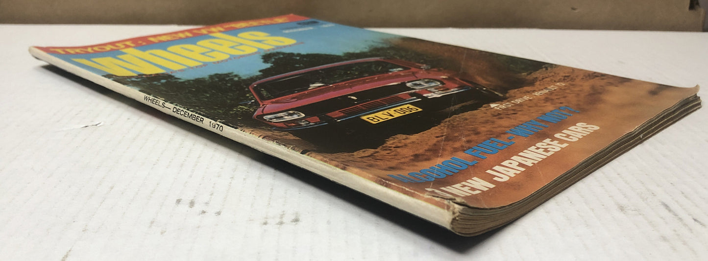 Vintage Wheels Magazine December 1970 In Good Condition