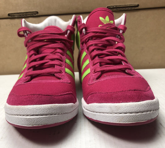 M779 Adidas Sleek Series Ladies Retro sneakers shoes Pink & Green US 9 UK 7 1/2