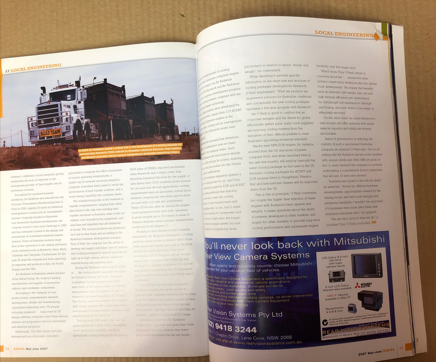 Diesel May - June 2007 Magazine Vintage In Good Condition