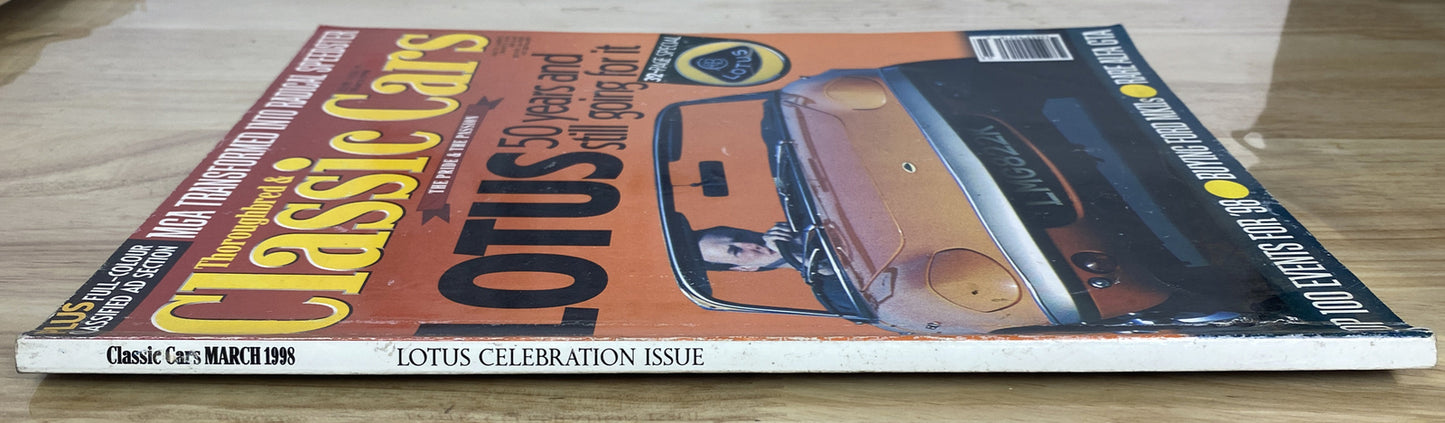 Thoroughbred & Classic Cars March 1998 Magazine Vintage In Good Condition