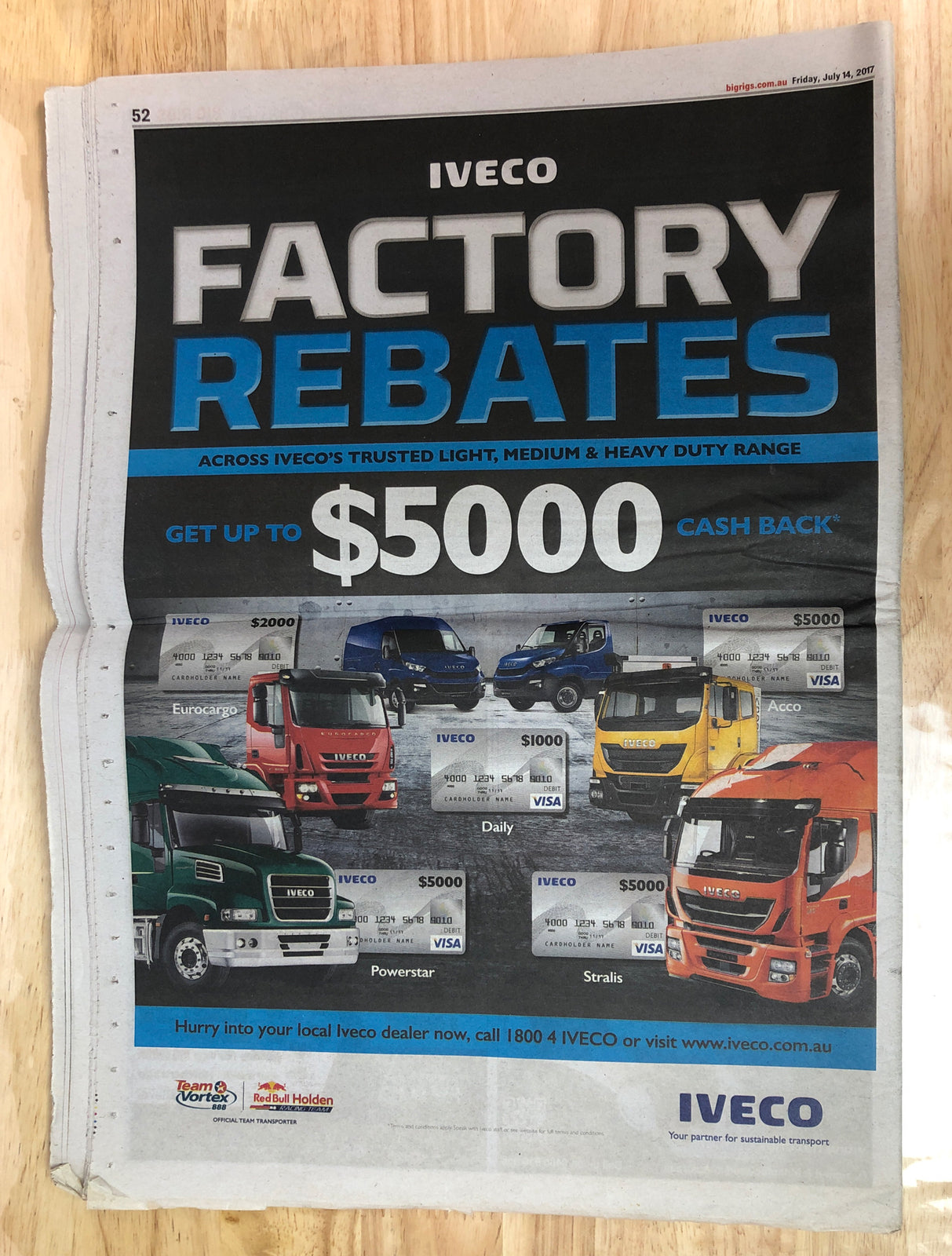 Big Rigs Newspaper Magazine 2017 Edition 14 In Good Condition