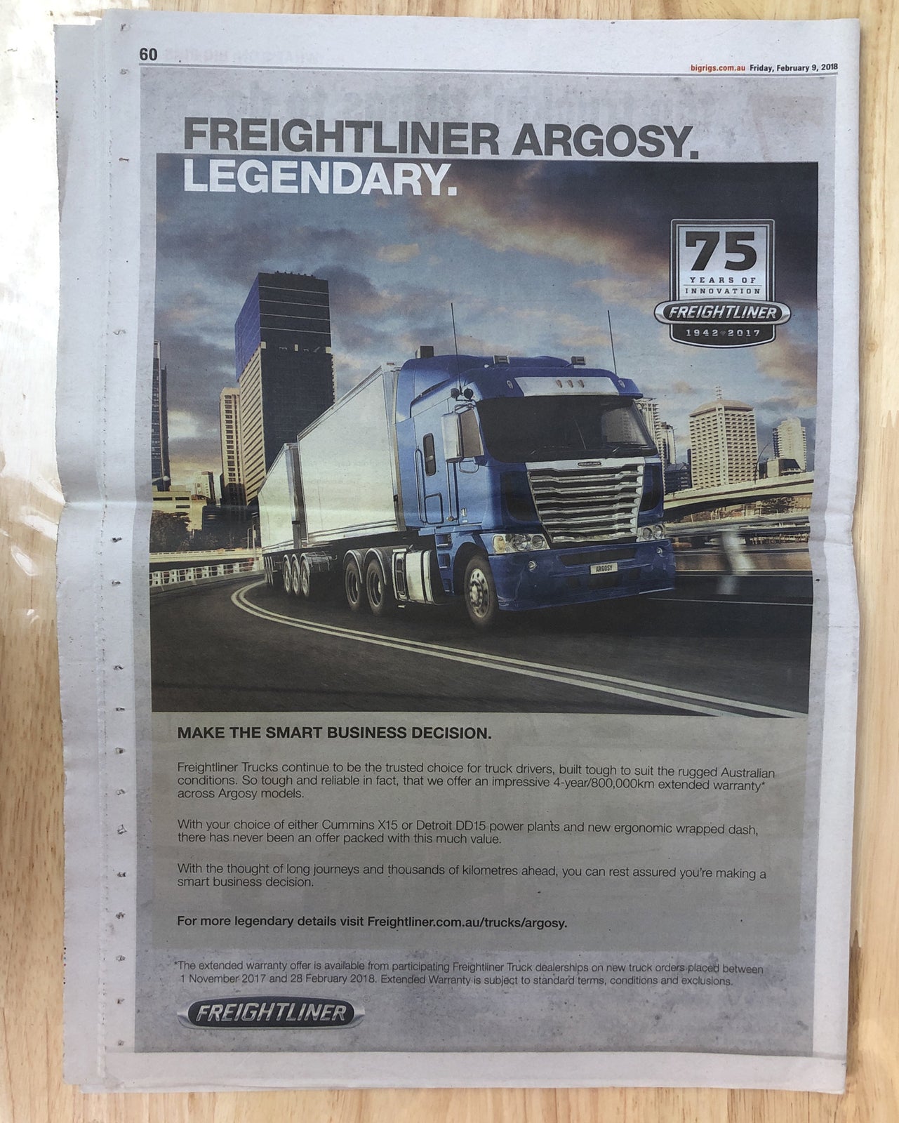 Big Rigs Newspaper Magazine 2018 Edition 3 In OK Condition