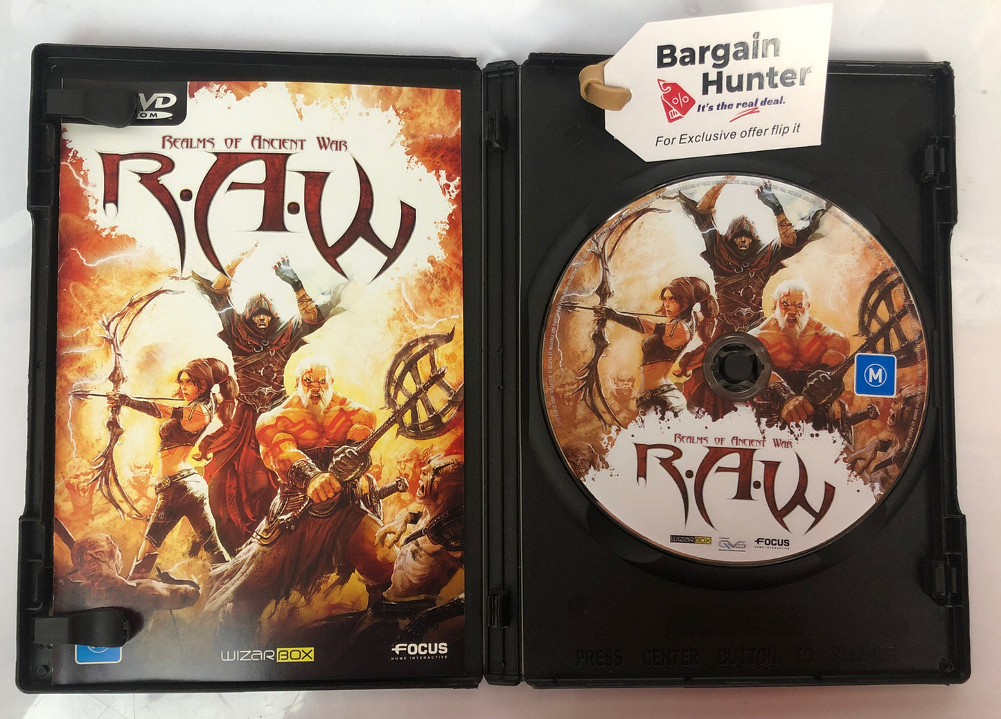 3180 Raw Realms Of Ancient War PC complete Game In Good Condition
