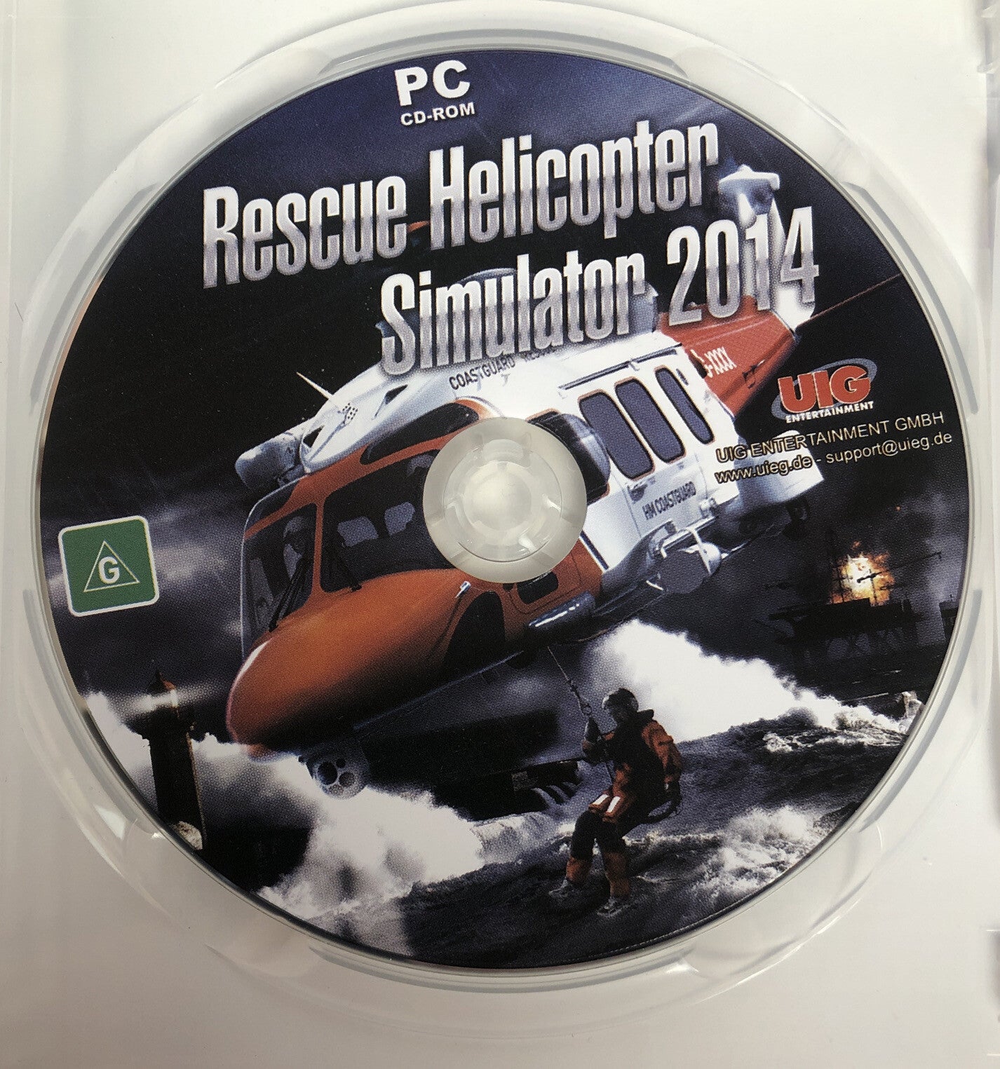 3154 Rescue Helicopter Simulator 2014 PC Game In Good Condition