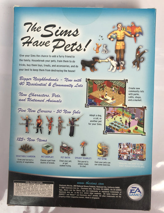 2618 The Sims Unleashed Expansion Pack PC Brand New Sealed