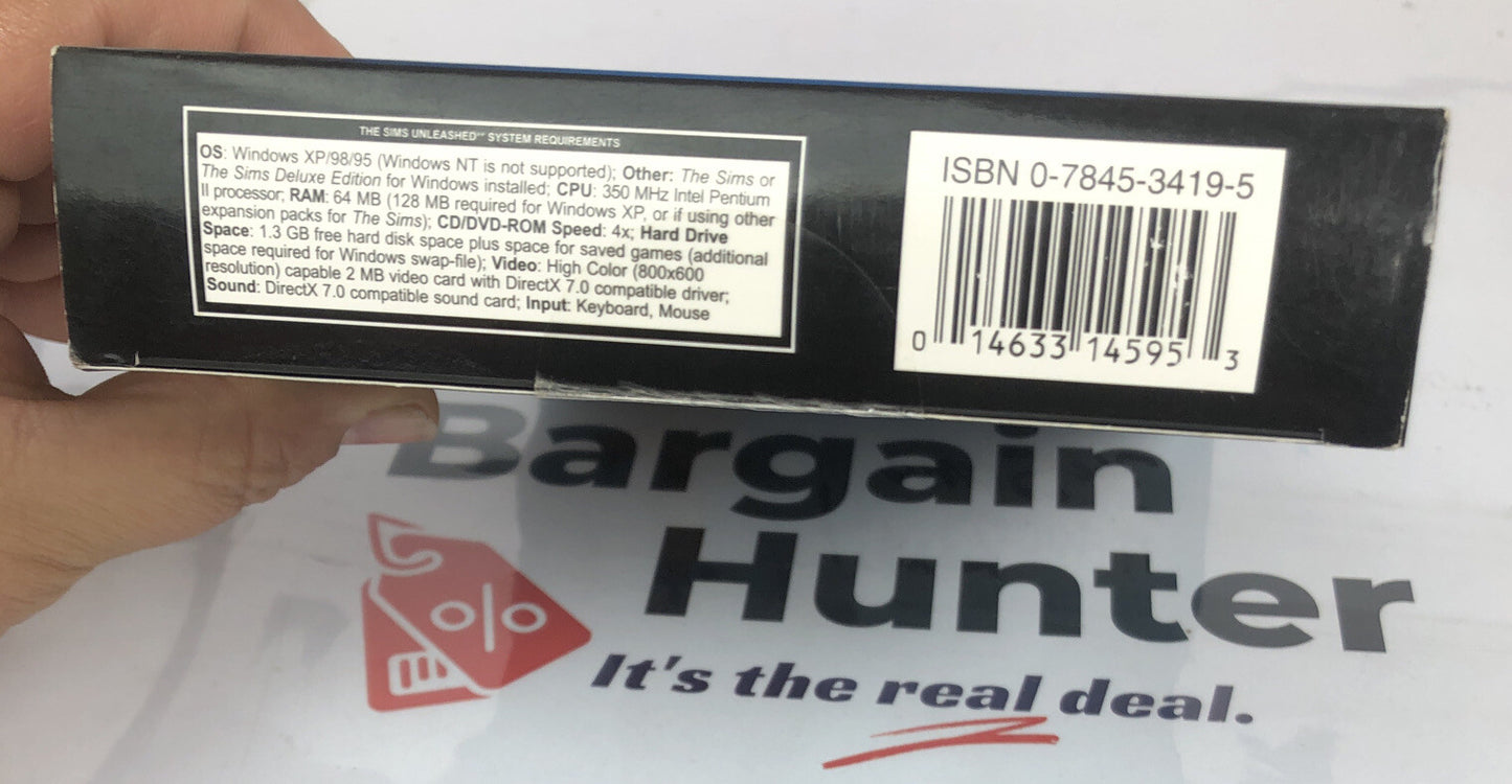 2618 The Sims Unleashed Expansion Pack PC Brand New Sealed