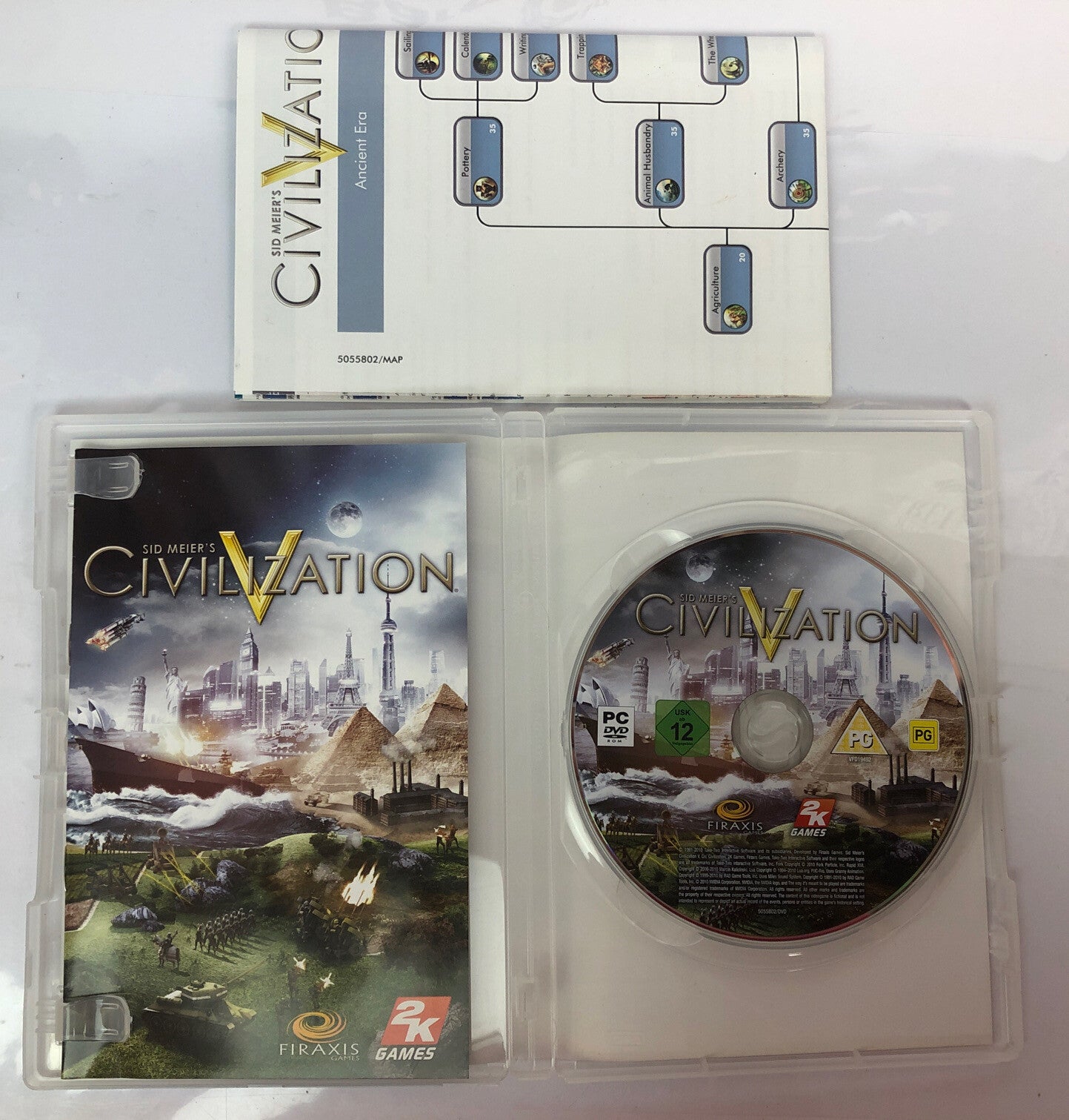 2621 Sid Meier's Civilization V PC complete Game In Good Condition