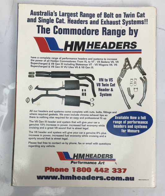 Street Commodore Car Of The Year 2002 Vintage Magazine In OK Condition