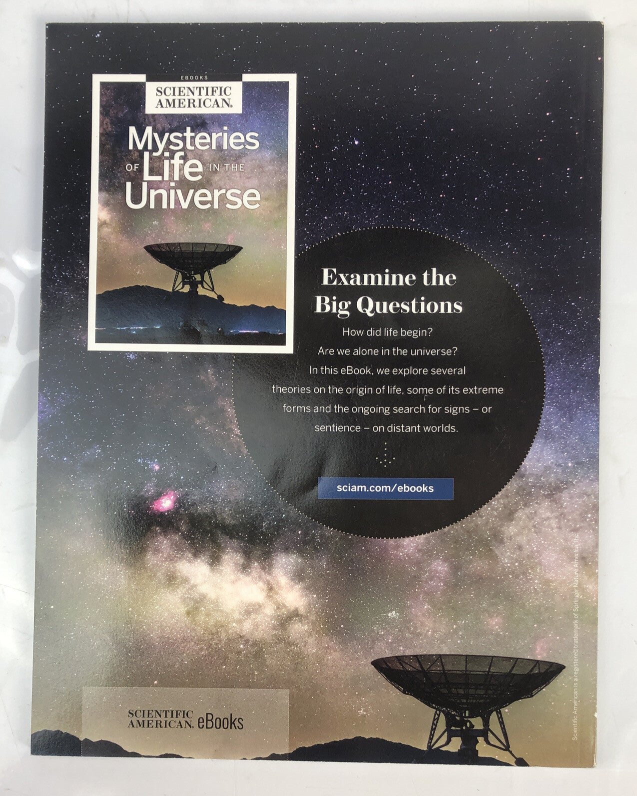 Scientific American Dogs & Cats Fall 2018 Magazine In Good Vintage Condition