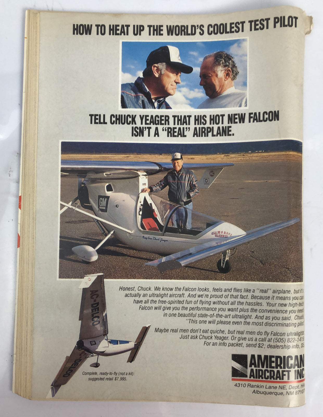 Home Built Aircraft May 1985 Magazine In OK Condition