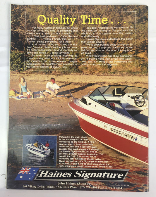 Trailer Boat Fisherman Magazine July 1992 In Good Condition