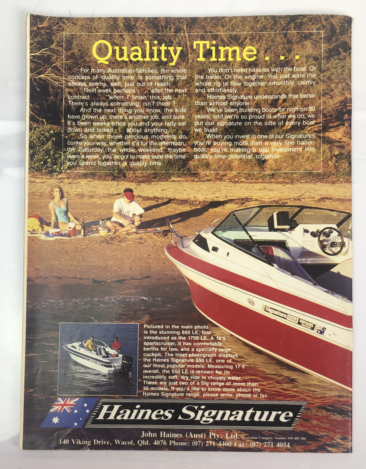 Trailer Boat Fisherman Magazine October 1991 In Good Condition