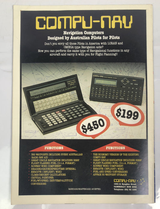 Australian Air Sport March/April 1988 Magazine In Good Condition